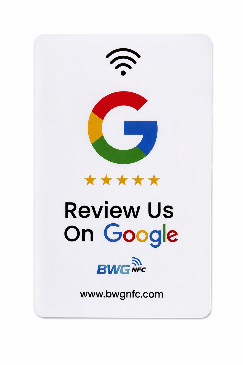 Google Review NFC Card – White