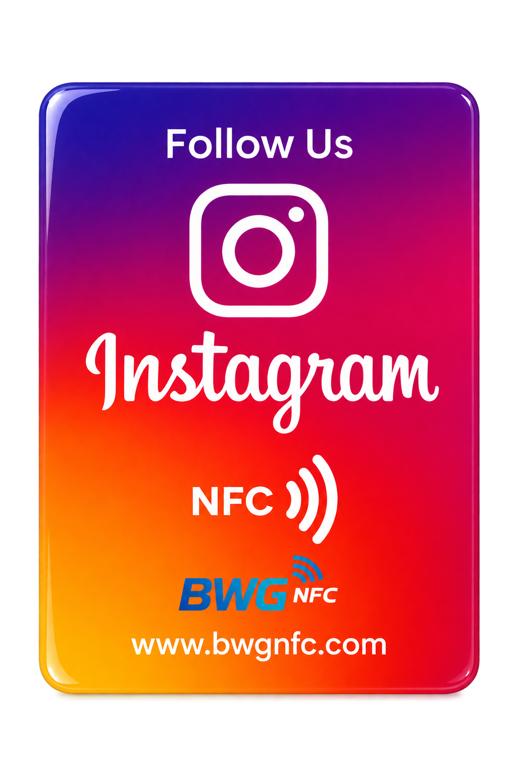 Instagram Follow NFC Card