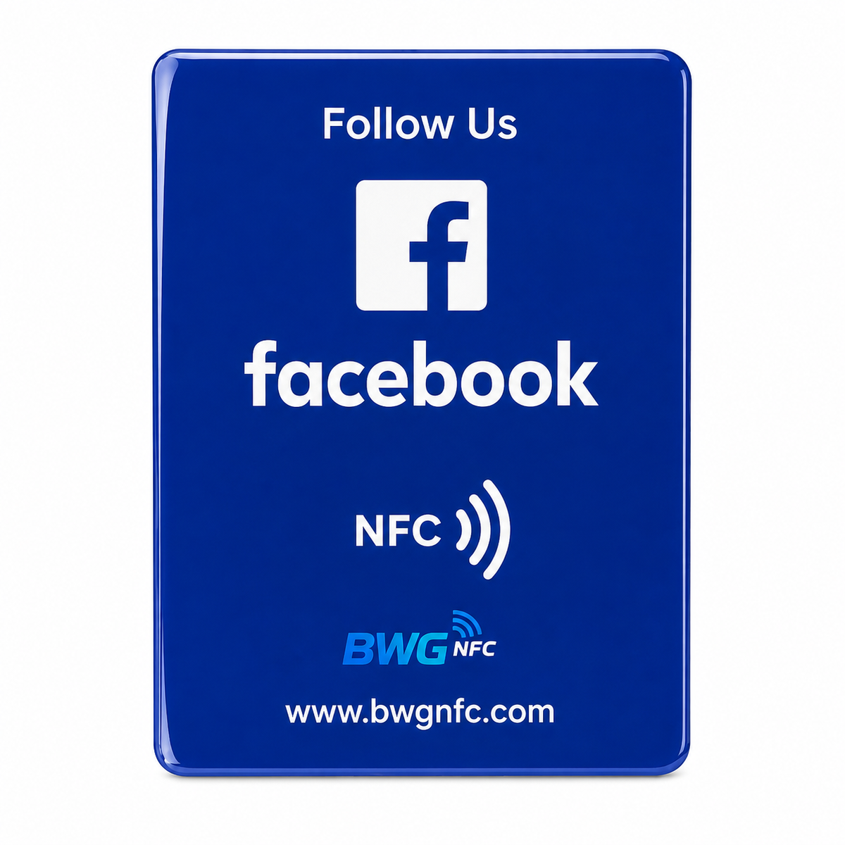 Facebook Follow NFC Card