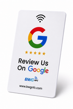 Google Review NFC Card – White