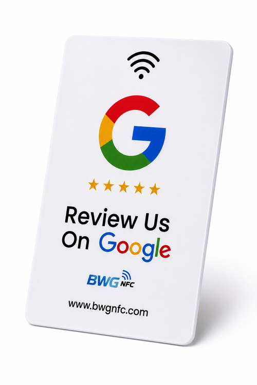 Google Review NFC Card – White