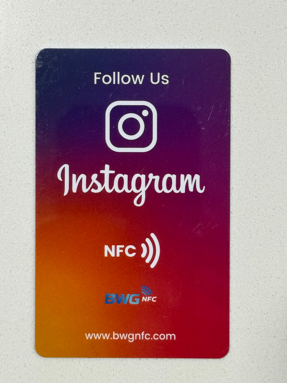 Instagram Follow NFC Card